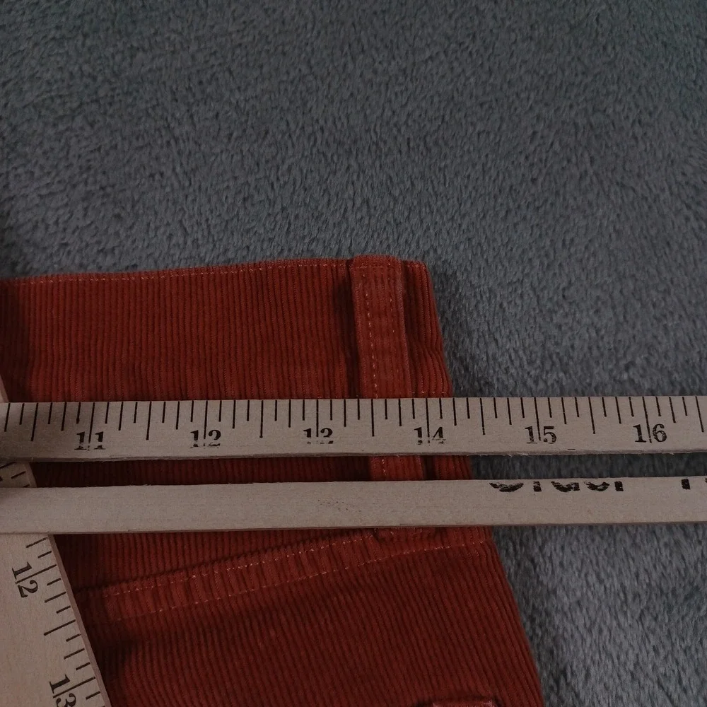 J Crew Jeans Womens 27 Red Corduroy Slim‎ Straight Pockets Preppy